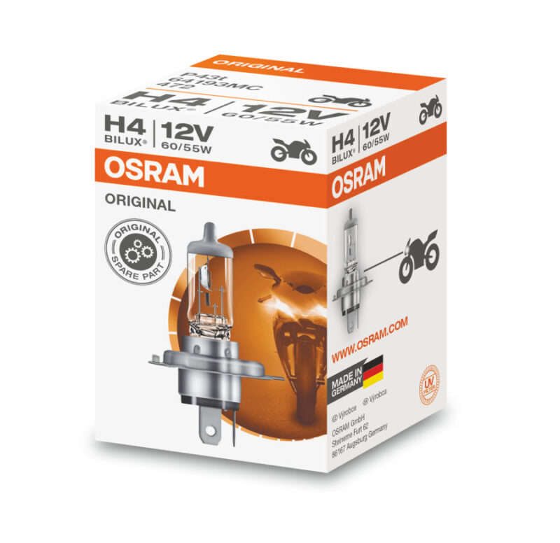 H4 60/55W 12V HALOGĒNLAMPA OSRAM | O64193